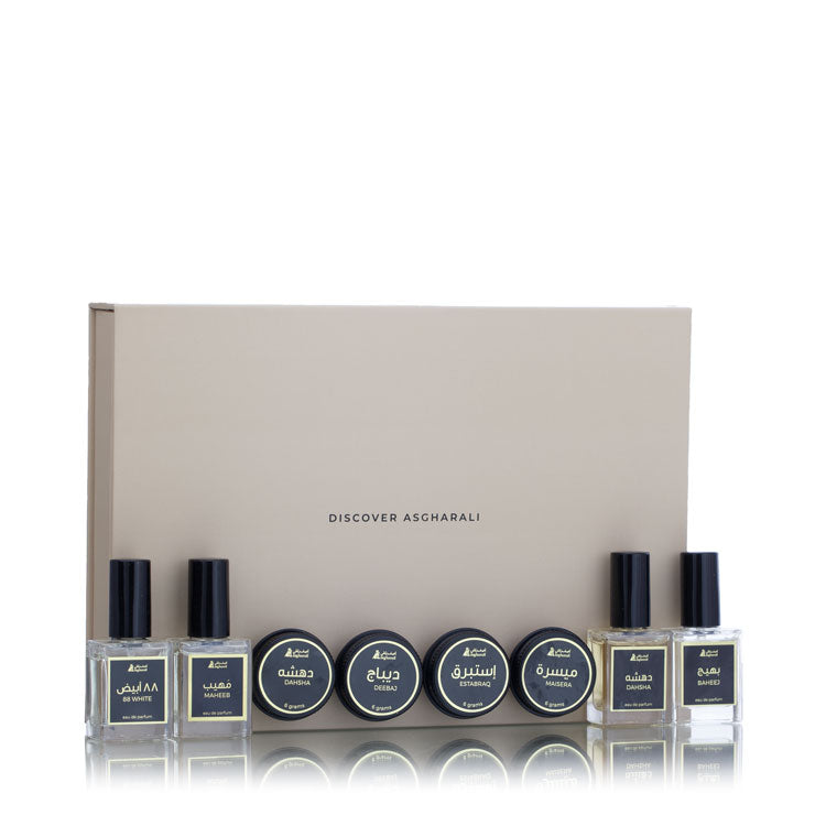 Discover Asgharali (10ML X 4 & 6 GRMS X 4)